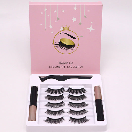 Magnetic Eyelashes and Eyeliner Set: Long-Lasting, Waterproof, and Reusable False Mink Lashes Extension for Beautiful Makeup
