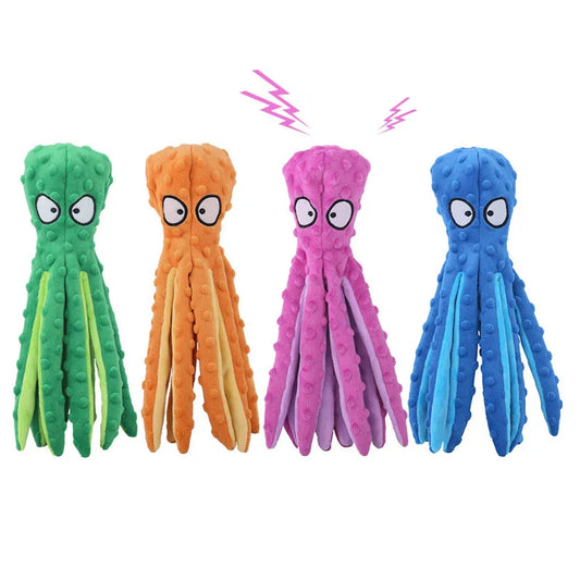 8 Legs Octopus Soft Stuffed Plush Dog Toys