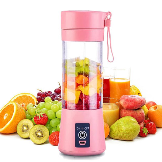 Mini-Mixer Smoothie Maker Blender Cup Portable Blender  Blenders Smoothies Shakes Juicer Cup USB Rechargeable Six Blades in 3D for Superb Mixing 380mL